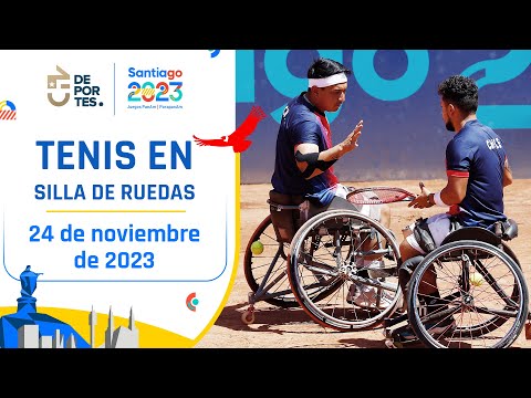 NUEVA MEDALLA Cataldo y Tapia obtuvieron bronce en tenis en silla de ruedas - Santiago 2023