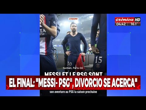 Messi - PSG: el divorcio se acerca, la sugestiva portada de L'Equipe
