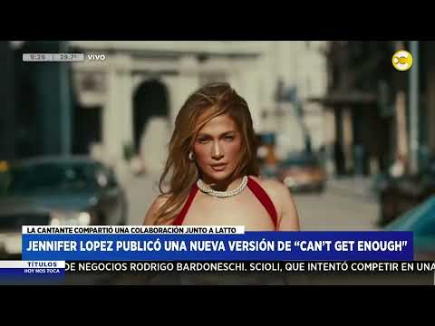 Jennifer Lopez publicó una nueva versión de Can't get enough ? HNT a las 8 ? 31-01-24