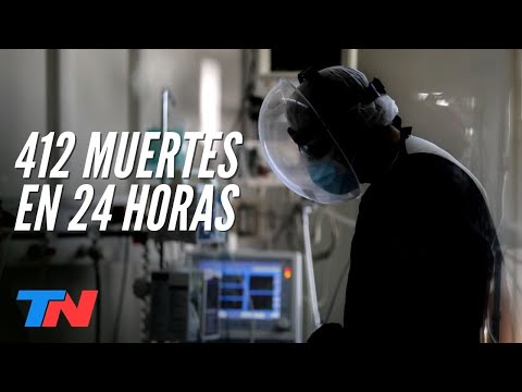 Coronavirus en la Argentina: informaron 26.238 nuevos casos y 412 muertes en 24 horas