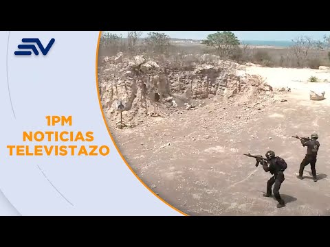 En un polígono de Santa Elena, los guardaespaldas entrenan técnica de tiro | Televistazo | Ecuavisa