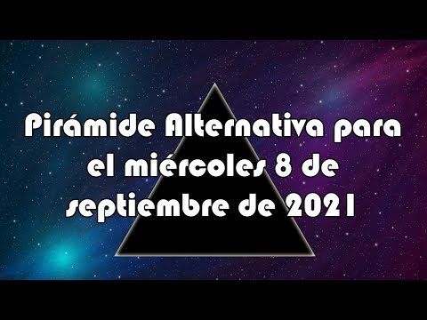 Lotería de Panamá - Pirámide Alternativa para el miércoles 8 de septiembre de 2021