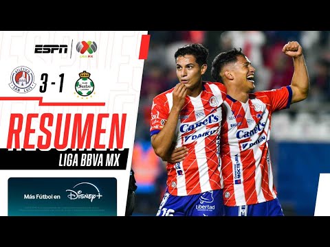 Resumen | Atlético de San Luis 3-1 Santos Laguna | Liga MX - ¡SAN LUIS mantiene invicto en casa!