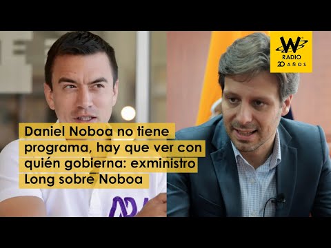 Daniel Noboa no tiene programa, hay que ver con quién gobierna: excanciller de Ecuador