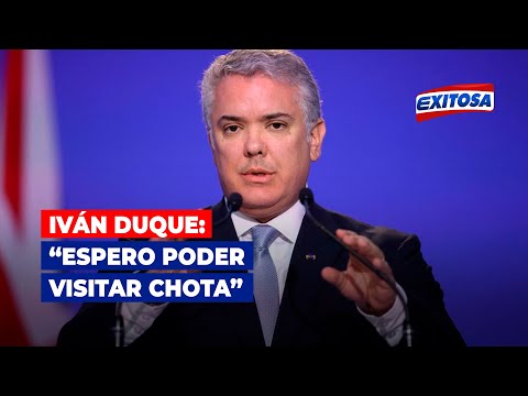 Iván Duque: “Estaré muy pronto en el Perú con el presidente Pedro Castillo y espero visitar Chota”