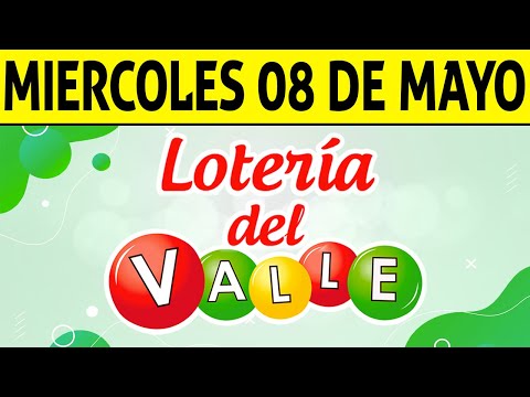 Resultados Lotería del VALLE del Miércoles 8 de Mayo de 2024  PREMIO MAYOR
