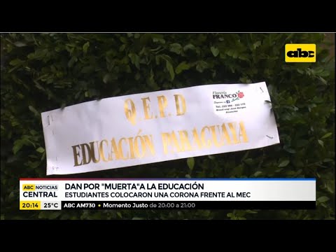 Dan por muerta a la educación en Paraguay