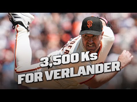 FULL INNING: Justin Verlander becomes the 10th pitcher with 3,500 career strikeouts!