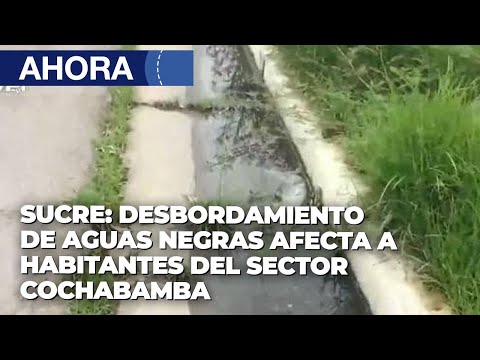 Desbordamiento de aguas negras en Sucre - 19Abr