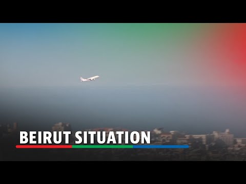 Planes take off, land as smoke billows near Beirut airport | ABS-CBN News