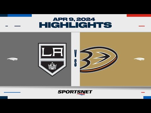 NHL Highlights | Kings vs. Ducks - April 9, 2024