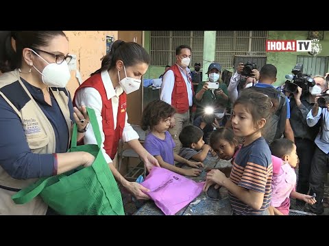 La reina Letizia recorrió la zona cero de Honduras contemplando los daños de la tragedia | ¡HOLA! TV