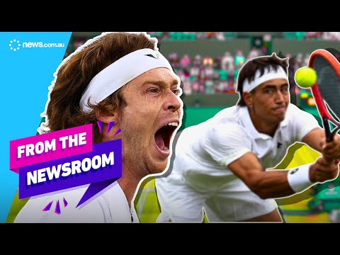 Rublev crashes out dramatically during Wimbledon game | Daily Headlines