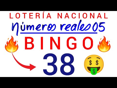 BINGO de HOY (( 38 )) loteria NACIONAL de HOY/ NÚMEROS de HOY/GANAR las LOTERÍAS de HOY/ SORTEOS HOY