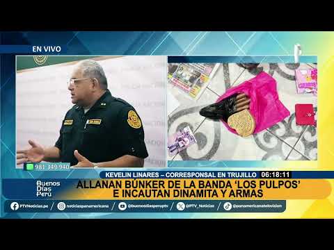 #BDP VIVO| TRUJILLO: ALLAN BÚNKER DE LA BANDA CRIMINAL 'LOS PULPOS'