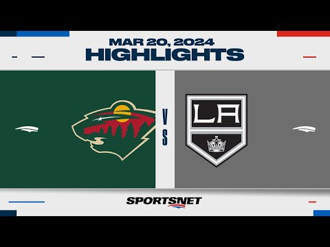 NHL Highlights | Wild vs. Kings - March 20, 2024