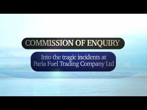 Final Sitting Of The Commission Of Enquiry Into The Paria-LMCS Diving Tragedy