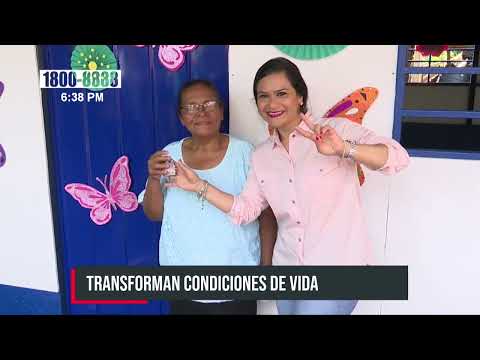 Entrega llaves de vivienda digna a familia del Omar Torrijos, Managua - Nicaragua