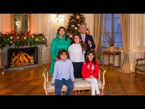 Mensaje de Navidad del Presidente, Iván Duque, la Primera Dama, María Juliana Ruiz y sus hijos