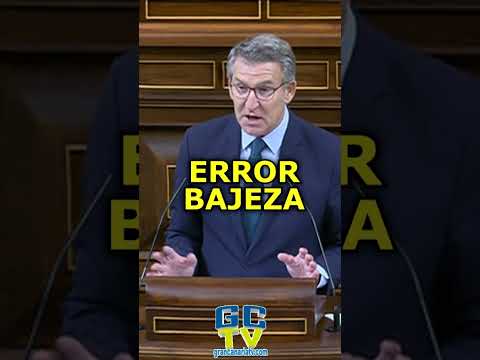 Ha sido un ERROR y una BAJEZA Feijóo a Sánchez #pp #psoe #vox #sumar #podemos