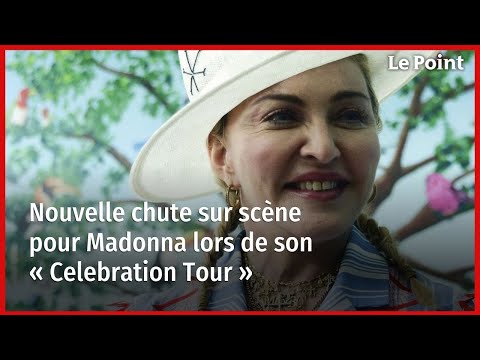 Nouvelle chute sur scène pour Madonna lors de son « Celebration Tour »