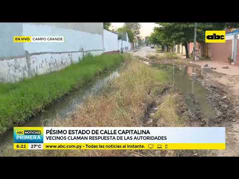 Denuncia ciudadana: Vecinos de Asunción cansados de agua servida en la calle