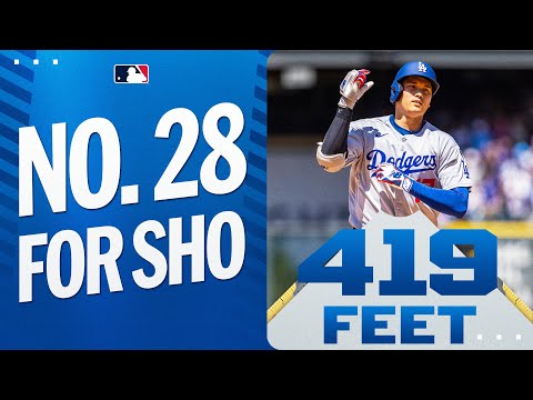 Shohei Ohtani BLASTS HR No. 28 of the season! | 大谷翔平28号放つ