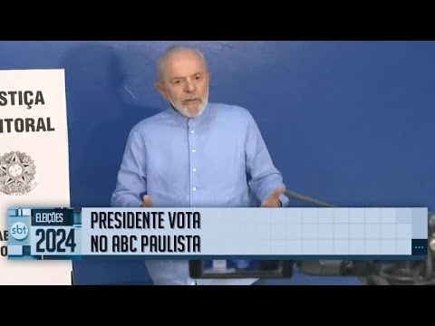 Lula vota no ABC Paulista; candidatos à prefeitura de SP também votam | SBT nas Eleições 2024