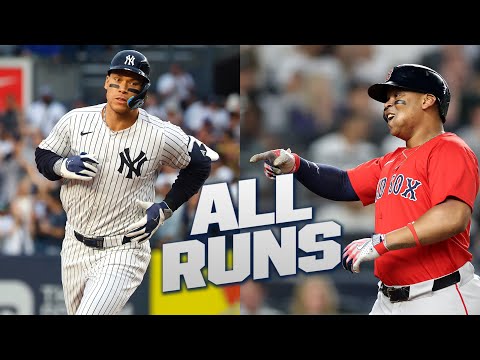 ALL RUNS from Red Sox-Yankees high-scoring series in The Bronx!