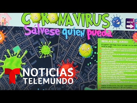 'Coronavirus, sálvese quien pueda': el nuevo juego de mesa inventado por un salvadoreño | Telemundo