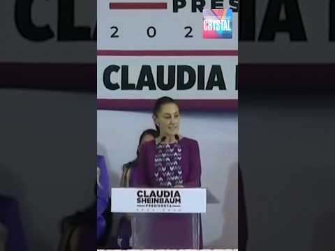 Sheinbaum encabeza el evento “Con Claudia Llegamos Todas” | Shorts | Crystal Mendivil