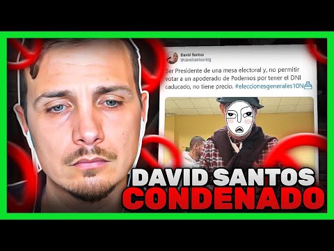 DAVID SANTOS CONDENADO TRAS SU PEOR ERROR