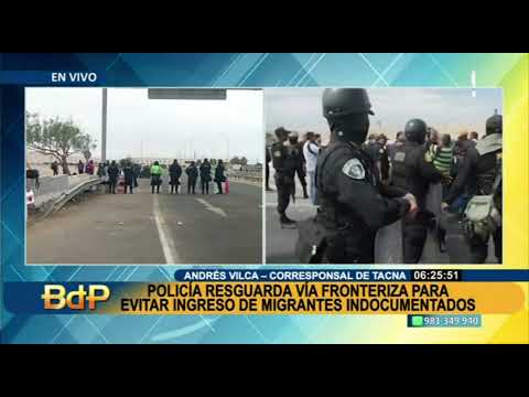 Policía resguarda zona fronteriza para evitar inmigrantes indocumentados