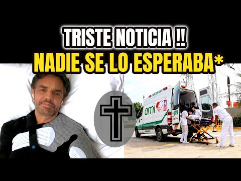 URGENTE HACE UNAS HORAS ! LAMENTABLE NOTICIA PARA EL ESPECTACULO, EUGENIO DERBEZ. ULTIMA HORA !