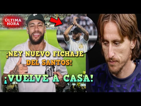 BOMBAZO: NEYMAR NUEVO FICHAJE del SANTOS ¡VUELVE a CASA! - MODRIC PIENSA RETIRARSE del FUTBOL