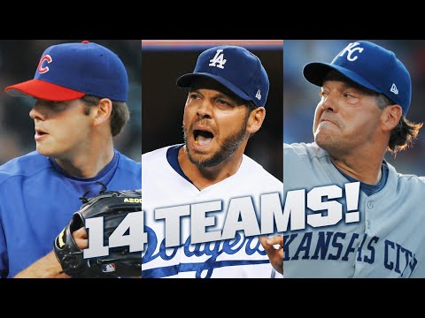 45-year-old Rich Hill appears for his 14th team, tying Edwin Jacksons MLB record!