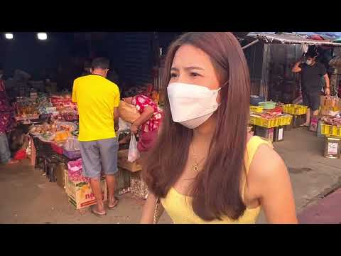 ตลาดเช้าสังขละบุรีอาหารไทย-