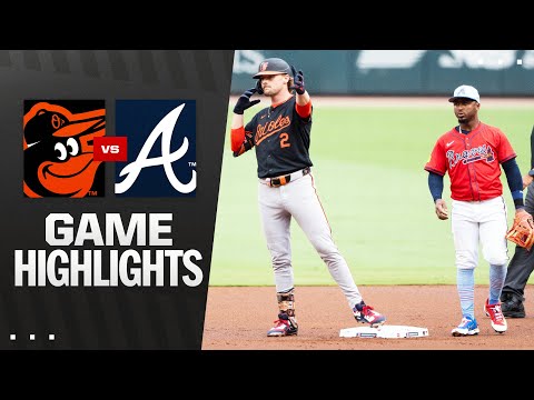 Orioles vs. Braves Game Highlights (7/4/25) | MLB Highlights
