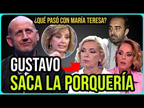 BRUTAL BOMBA Gustavo Guillermo destruye a Carmen Borrego, Rocío Carrasco y Fidel por Teresa Campos