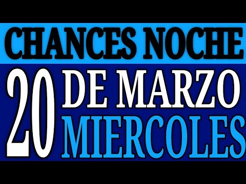 Resultado Chances de LA NOCHE Mercedes 20 de Marzo de 2024