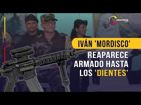 Iván Mordisco llega a la cita con el Gobierno en camioneta y armado