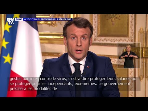 Seuls doivent demeurer les trajets nécessaires déclare Emmanuel Macron