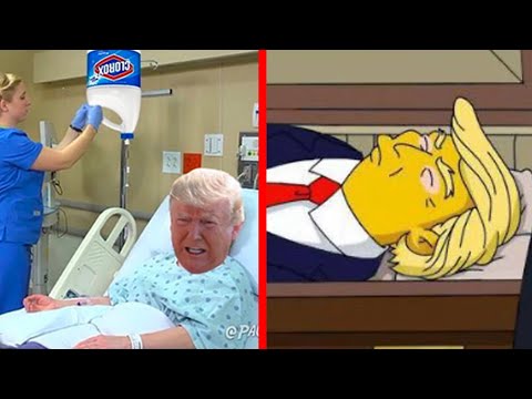 MEJORES MEMES DONALD TRUMP CORONAVIRUS | LOS SIMPSON PREDICE FALLECIMIENTO DE DONALD TRUMP