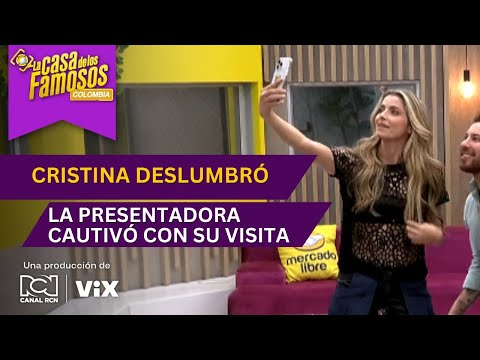 ¡Gran despedida! Cristina cautivó con su visita en La casa de los famosos Colombia