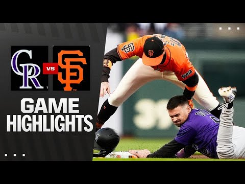 Rockies vs. Giants Game Highlights (5/2/25) | MLB Highlights
