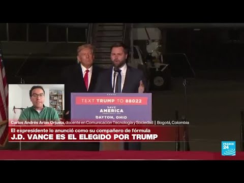 Carlos Andrés Arias: 'Con su fórmula vicepresidencial, Trump busca fortalecer su base electoral'