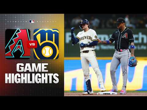 애리조나 다이아몬드백스 vs 밀워키 브루어스 경기 하이라이트 (4/29/26) | MLB 하이라이트