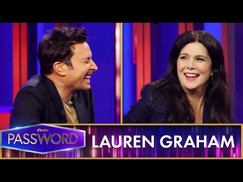 Lauren Graham and Jimmy Battle in a “Sharp” Round of Password
