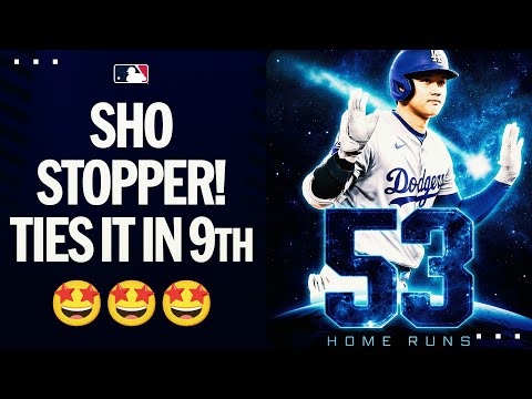 SHOHEI OHTANIS 53RD HOMER TIES IT IN THE BOTTOM OF THE 9TH! | 大谷翔平ハイライト