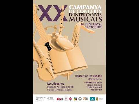 Intercanvi Bandes Joves de la Unió Musical Santa Cecília de Xilxes i de la Unió Musical Alqueriense